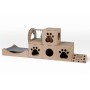 Grattoir pour Chats Carton+Pets Bronze Carton 34,5 x 4 x 34,5 cm