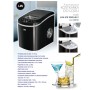 Máquina de Hacer Hielo Lin ICE PRO-B12 Negro 112 W 2,2 L