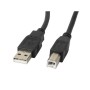 Cable USB 2.0 A a USB B Lanberg CA-USBA-11CC-0010-BK Negro 1 m