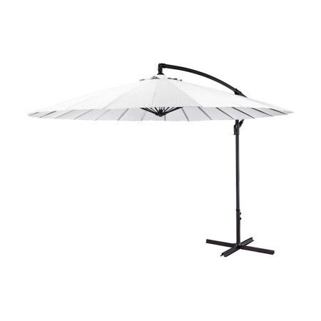 Parasol Ambiance Blanc Polyester Plastique (Reconditionné D)