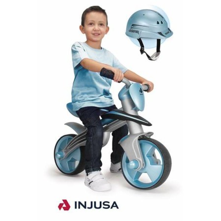 Bicyclette Injusa Jumper Balance Bleu ciel Casque