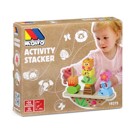 Jouet pour bébé Moltó Activity Stacker Bois