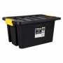 Caja Organizadora Apilable Dem Brico Con Tapa 40 L 52 x 35 x 26 cm (6 Unidades)