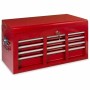 Cajonera para herramientas Defpro Rojo Con llave Metal 6 cajones