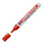 Marqueur permanent Edding 3000-02 Rouge Rojo/Blanco