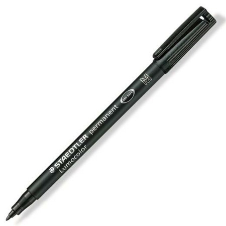 Marqueur permanent Staedtler 3179 Noir (10 Unités)