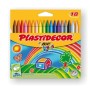 Crayons gras de couleur Plastidecor 8757712 18 Pièces Multicouleur