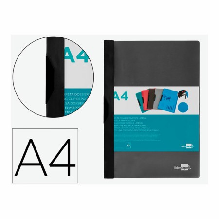 Porte-documents Liderpapel DP04 Noir A4