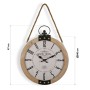 Horloge Murale Grand Hotel Versa BL Bois MDF (40 x 6,5 x 47 cm)
