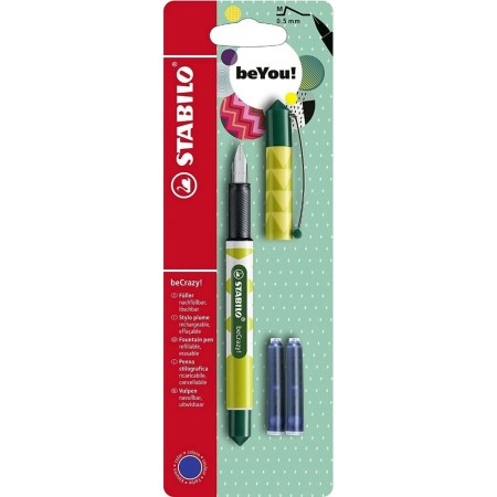 Pluma Stabilo B-50395-5 Tinta Azul (Reacondicionado A+)