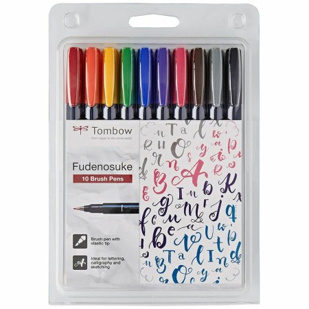 Set de Rotuladores Tombow Fudenosuke (Reacondicionado A)