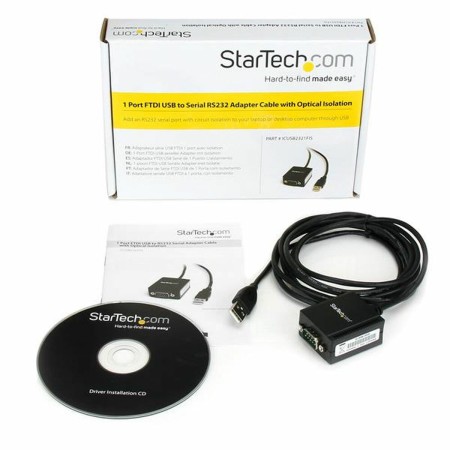 Adaptateur USB vers RS232 Startech ICUSB2321FIS     Noir