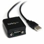 Adaptador USB a RS232 Startech ICUSB2321FIS     Negro