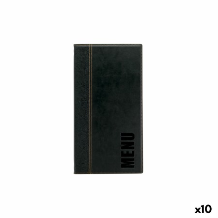 Porta menús Securit Trendy Negro 35,3 x 18,6 x 1 cm (10 Unidades)