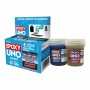 Adhesivo epoxi bicomponente Fusion Epoxy Black Label Unom98 Universal Azul marino 100 g