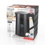 Bouilloire Adler AD 1345b Noir Acier inoxydable 2200 W 1850 W 1,7 L