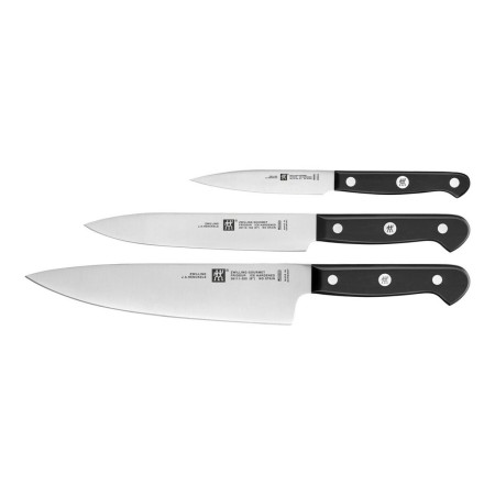 Set de Cuchillos Zwilling 36130-003-0 Negro Plástico Acero forjado 20 cm 16 cm 10 cm (3 Unidades)