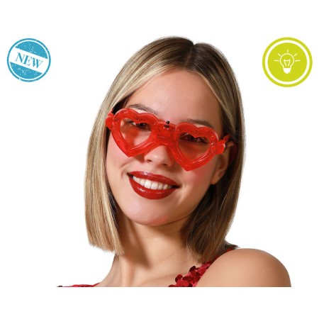 Lunettes Rouge Lumière Coeur
