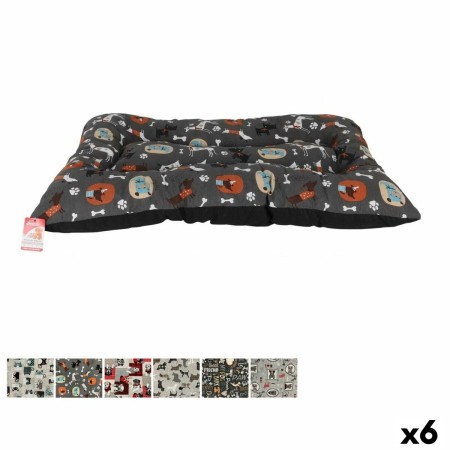 Cama para mascota MCT mascotas Textil 100 x 70 x 9 cm (6 Unidades)