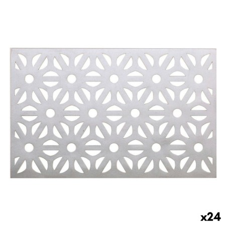 Dessous de plat Viejo Valle PVC Argenté 45 x 30 cm (24 Unités)