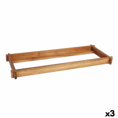 Soporte Viejo Valle Acacia 53 x 16,2 x 4 cm (3 Unidades)