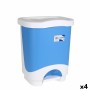 Papelera con Pedal Tontarelli Idea 24 L Azul (4 Unidades)