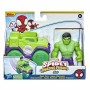 Playset Spidey Hulk Figurine Camion Plastique