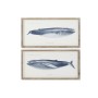 Cadre Home ESPRIT Baleine 70 x 2,5 x 35 cm (2 Unités)