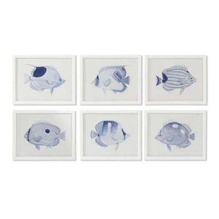 Cuadro Home ESPRIT Mediterráneo 50 x 2,5 x 40 cm (6 Unidades)