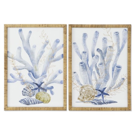 Cuadro Home ESPRIT Mediterráneo 50 x 2,5 x 70 cm (2 Unidades)