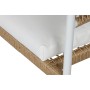 Ensemble de Table, Banc et 2 Chaises Home ESPRIT Aluminium Verre rotin synthétique 126 x 63 x 67 cm