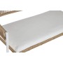 Ensemble de Table, Banc et 2 Chaises Home ESPRIT Aluminium Verre rotin synthétique 126 x 63 x 67 cm