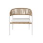 Ensemble de Table, Banc et 2 Chaises Home ESPRIT Aluminium Verre rotin synthétique 126 x 63 x 67 cm