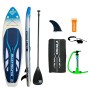 Planche de Paddle Surf Gonflable avec Accessoires Kohala Sunshine Blanc (305 x 81 x 12 cm)