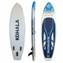 Planche de Paddle Surf Gonflable avec Accessoires Kohala Sunshine Blanc (305 x 81 x 12 cm)