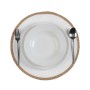 Salvamantel Versa Blanco Yute Polipropileno Jacinto de agua 38 x 38 cm