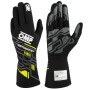 Guantes de Hombre para Conducir OMP SPORT Negro/Amarillo L