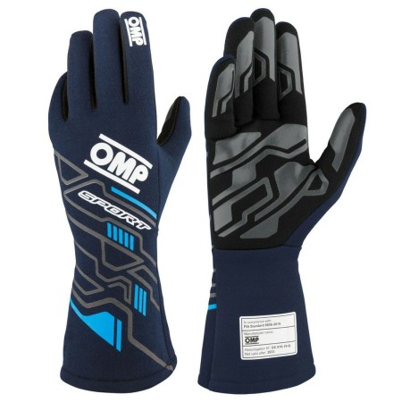 Guantes de Hombre para Conducir OMP SPORT Azul marino S