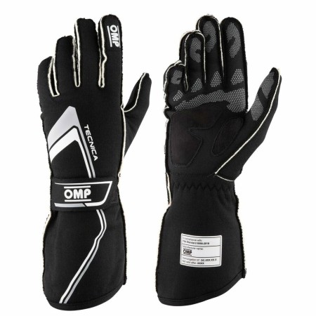 Guantes de Hombre para Conducir OMP TECNICA Negro/Blanco XL