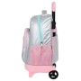 Cartable à roulettes Benetton Silver Rembourré Argenté 33 X 45 X 22 cm