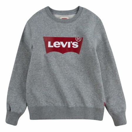 Sudadera sin Capucha Niño Levi's Batwing Crewneck Gris oscuro