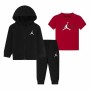 Conjunto Deportivo para Bebé Jordan Essentials Fleeze Box Rojo Negro