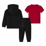 Conjunto Deportivo para Bebé Jordan Essentials Fleeze Box Rojo Negro