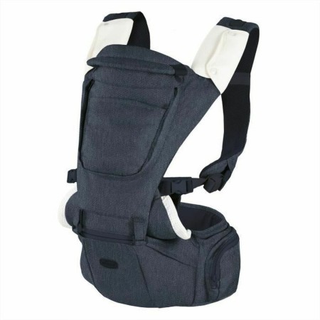 Mochila Portabebé Chicco Baby Carrier Hip Seat Denim + 0 Años