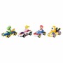 Set de Vehículos Hot Wheels Mario Kart 8 cm 4 Piezas