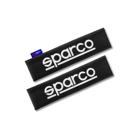 Almohadillas para Cinturón de Seguridad Sparco SPC1209BK Negro