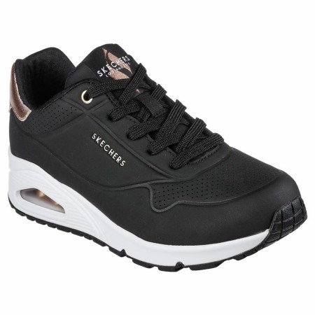 Zapatillas Deportivas Mujer Skechers Uno - Golden Air Negro