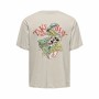 Camiseta de Manga Corta Hombre Only & Sons Onsdisney Life Rlx Beige