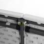 Table Piable Blanc HDPE 244 x 75 x 74 cm