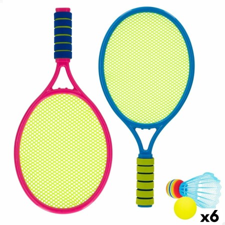 Juego de Raquetas Colorbaby 20,5 x 43 x 1,5 cm (6 Unidades)